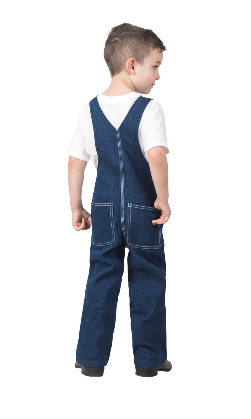 Liberty Pre-School Denim Bib Overall, Rigid Blue, 6 - Image 2